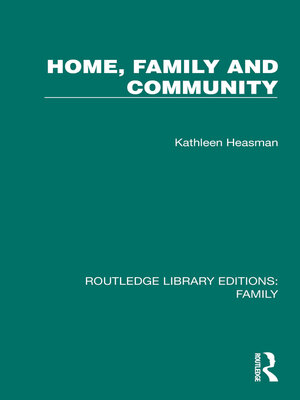 cover image of Home, Family and Community